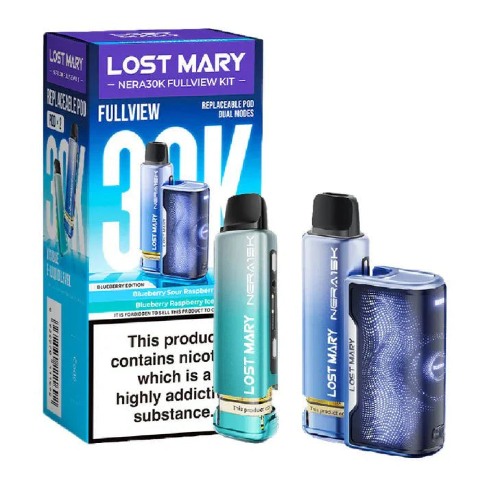 Lost Mary Nera 30K Disposable Vape Device Box Of 5, Blueberry Edition