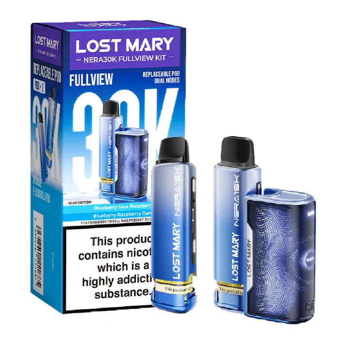 Lost Mary Nera 30K Disposable Vape Device Box Of 5,Blue Edition