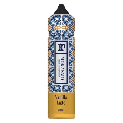 Mokasmo 50ml Shortfill-Vanilla Latte-vapeukwholesale