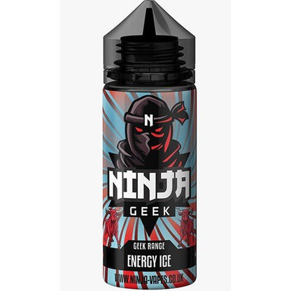 Ninja Geek E liquid 100ML Shortfill-Energy Ice-vapeukwholesale