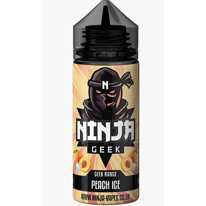 Ninja Geek E liquid 100ML Shortfill-Peach Ice-vapeukwholesale