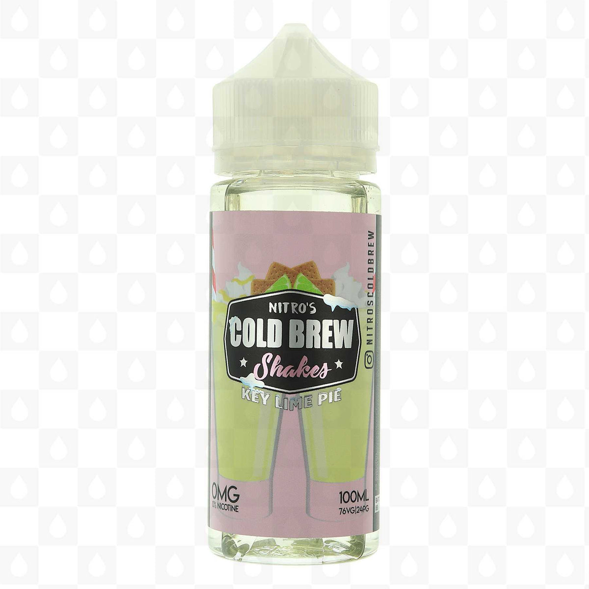 Nitro's Cold Brew 100ML Shortfill E-liquids-Key Lime Pie Shakes-vapeukwholesale