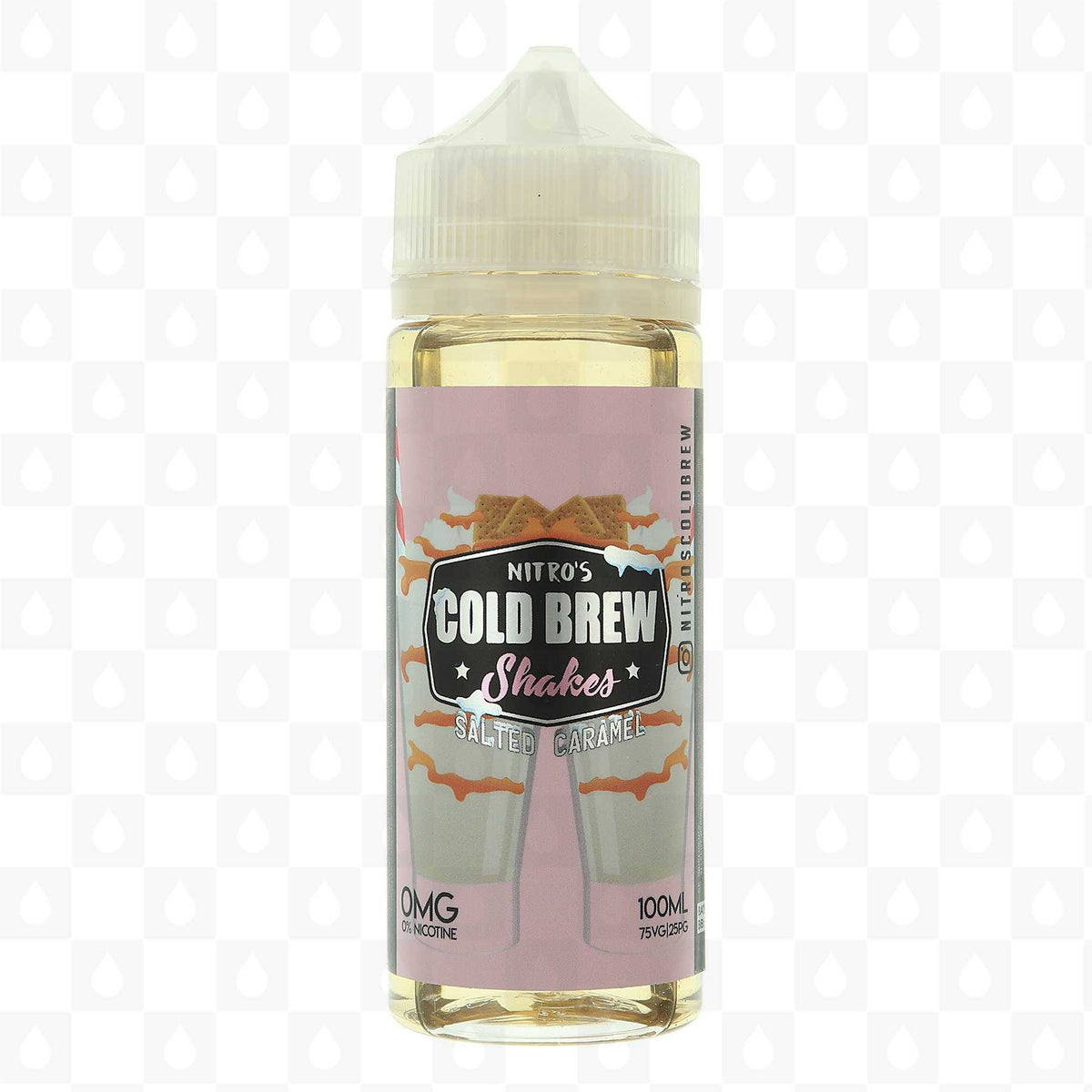 Nitro's Cold Brew 100ML Shortfill E-liquids-Salted Caramel Shakes-vapeukwholesale