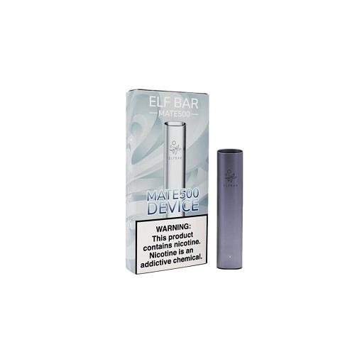 Elf Bar MATE 500 Disposable Vape Pod device Box of 10 , Grey