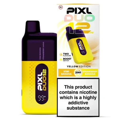 PIXL Duo 12 Disposable Vape – 6000 Puffs - Box Of 5 - #Vapewholesalesupplier#
