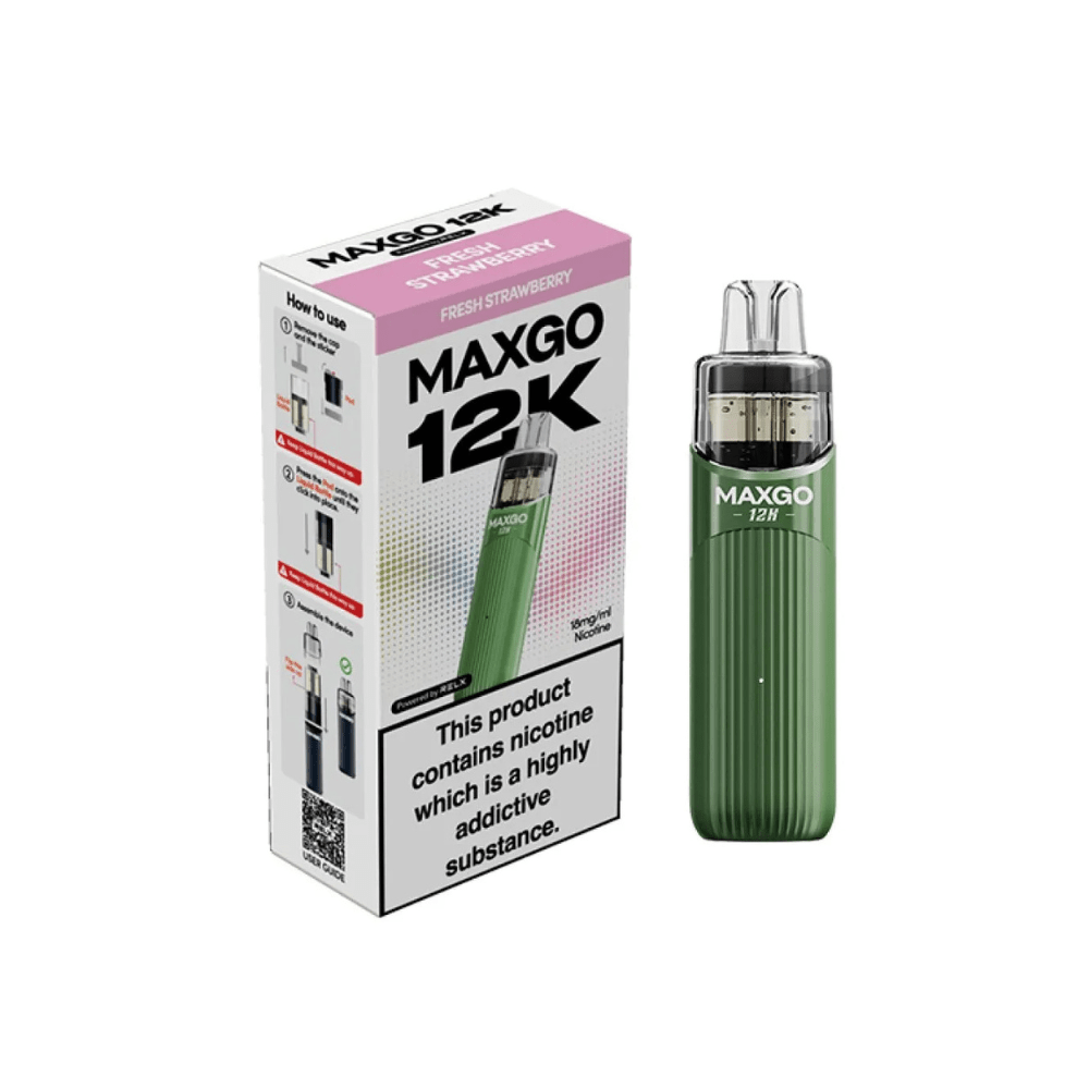 Relx Max Go 12k Prefilled Pod Kit | Box of 5 - Vapewholesalesupplier