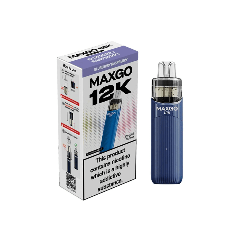 Relx Max Go 12k Prefilled Pod Kit | Box of 5 - Vapewholesalesupplier
