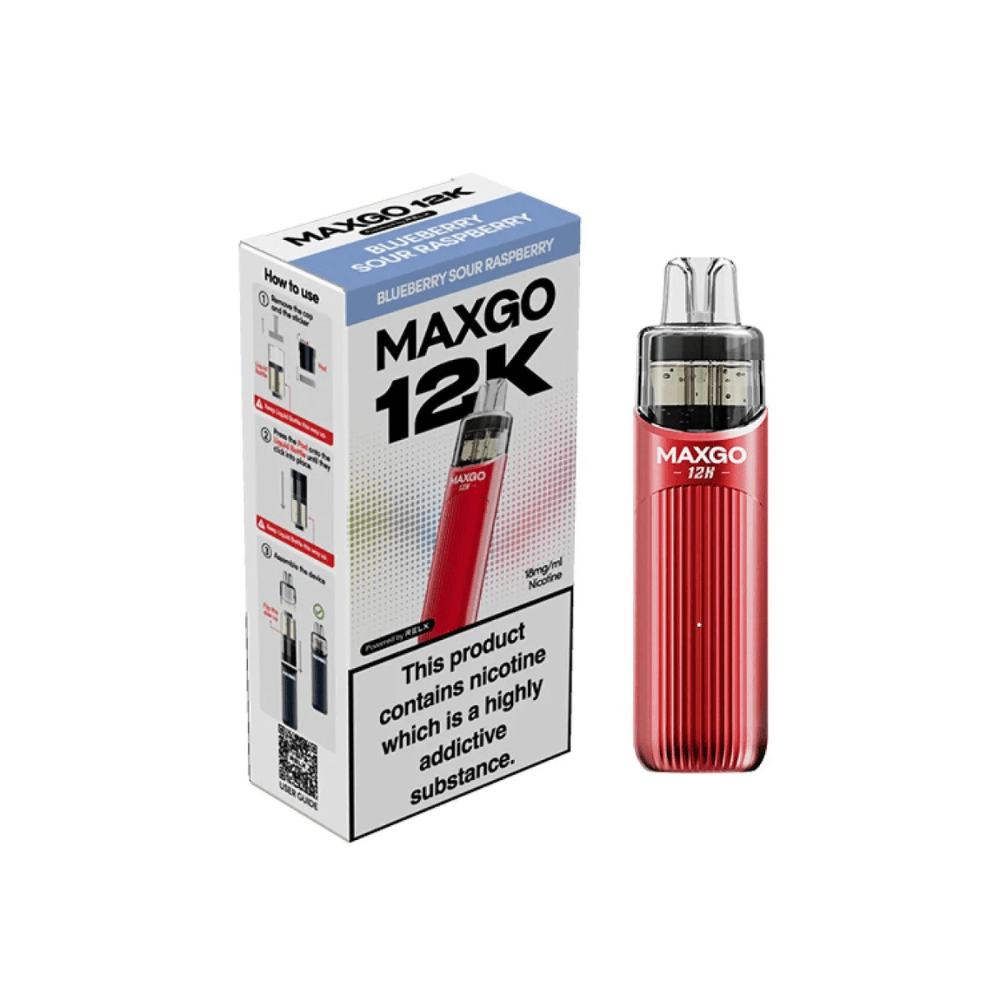 Relx Max Go 12k Prefilled Pod Kit | Box of 5 - Vapewholesalesupplier