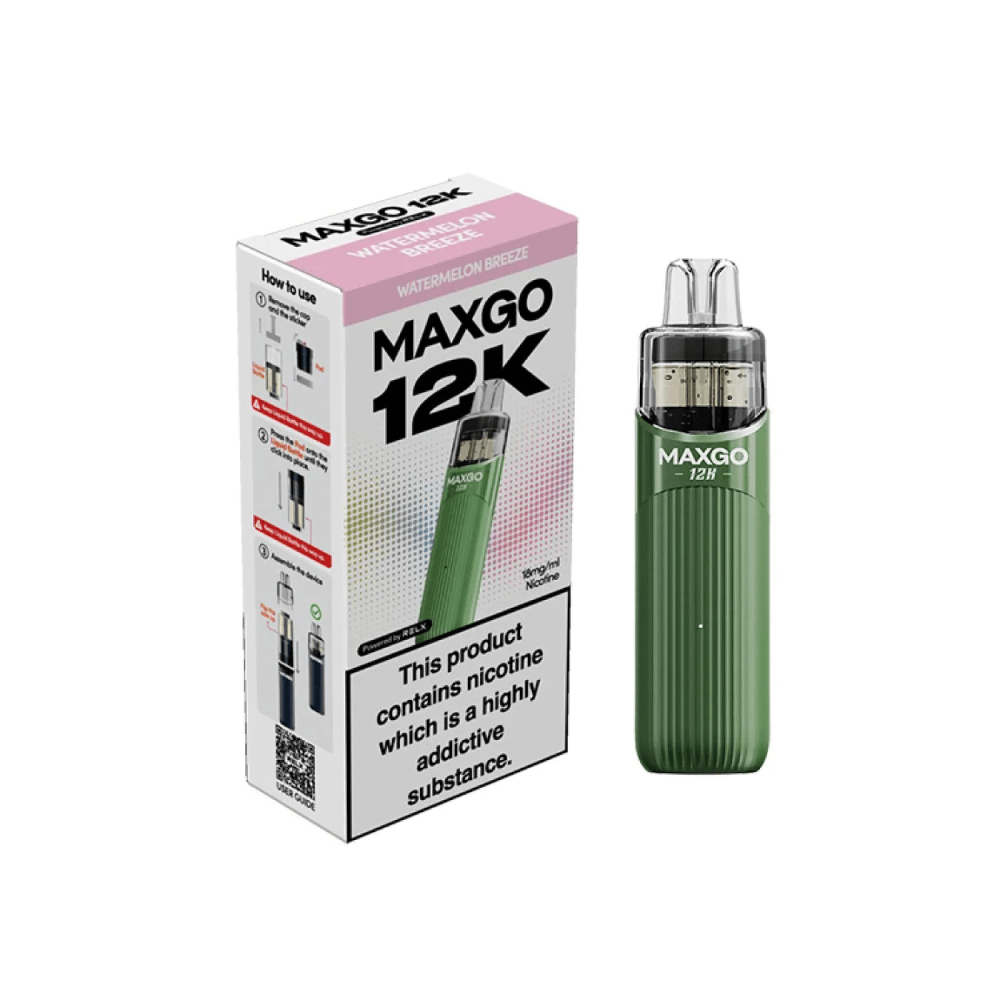 Relx Max Go 12k Prefilled Pod Kit | Box of 5 - Vapewholesalesupplier