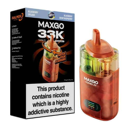 Relx Maxgo 33k Prefilled Pod Kit - Pack of 3