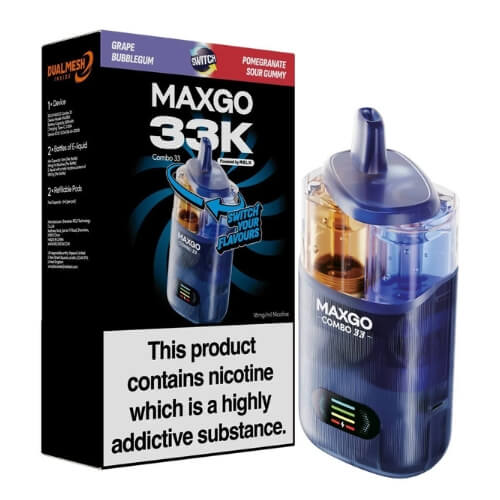 Relx Maxgo 33k Prefilled Pod Kit - Pack of 3