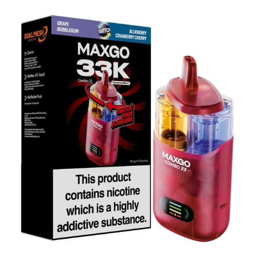 Relx Maxgo 33k Prefilled Pod Kit - Pack of 3