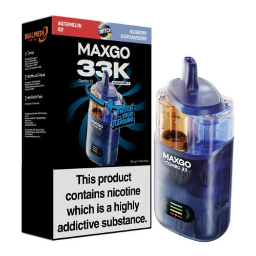 Relx Maxgo 33k Prefilled Pod Kit - Pack of 3