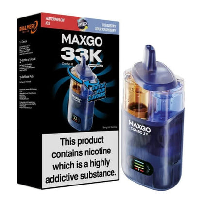 Relx Maxgo 33k Prefilled Pod Kit - Pack of 3