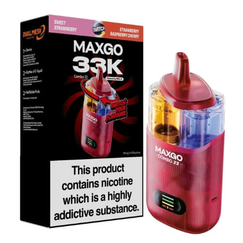 Relx Maxgo 33k Prefilled Vape Kit - Pack of 5 - #Vapewholesalesupplier#