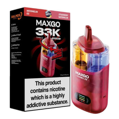 Relx Maxgo 33k Prefilled Pod Kit - Pack of 3