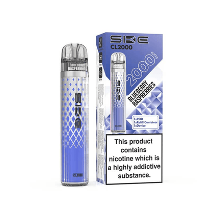 SKE CL2000 Prefilled Pod Kit Box of 10 - Vapewholesalesupplier