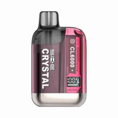 SKE Crystal CL6000 Disposable Vape Box of 5 , Cherry Ice