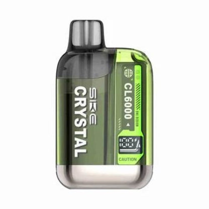 SKE Crystal CL6000 Disposable Vape Box of 5 , Lemon Lime
