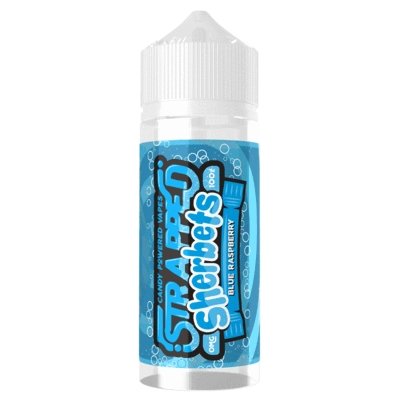 Strapped Sherbets 100ML Shortfill-Blue Raspberry-vapeukwholesale