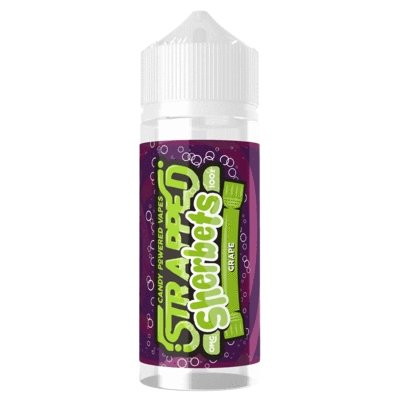 Strapped Sherbets 100ML Shortfill-Grape-vapeukwholesale