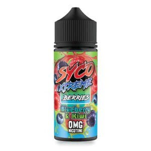 Syco Xtreme E-liquids 100ml Shortfill-Blueberry & Kiw (Berries)-vapeukwholesale