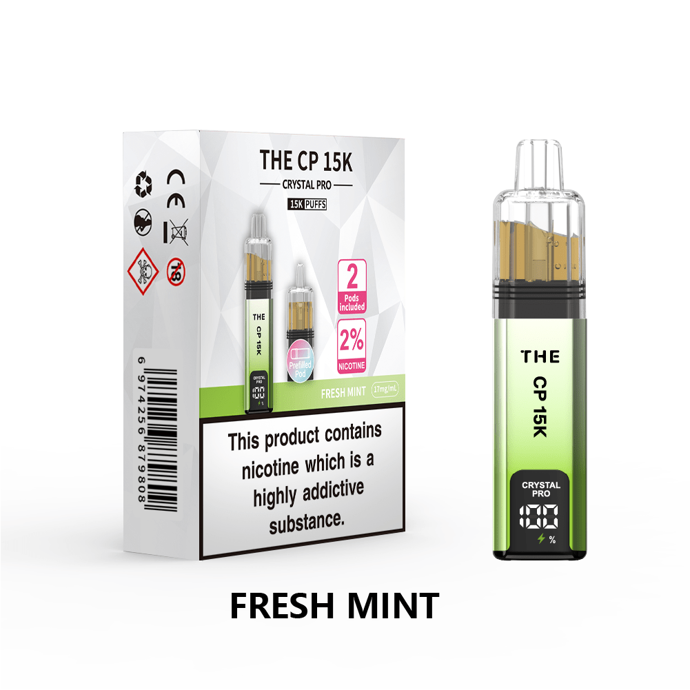 The CP 15K Prefilled Pod Kit by Crystal Pro Box of 5 - Vapewholesalesupplier
