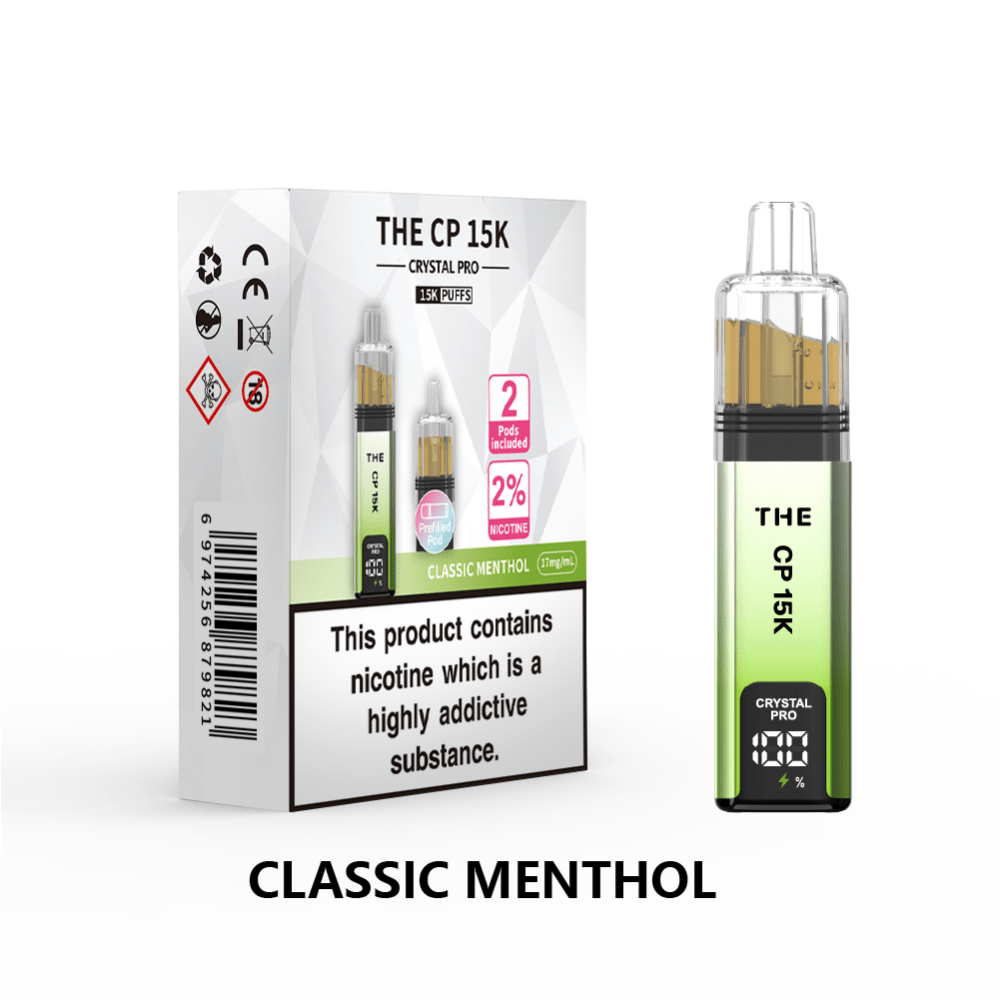 The CP 15K Prefilled Pod Kit by Crystal Pro Box of 5 - Vapewholesalesupplier
