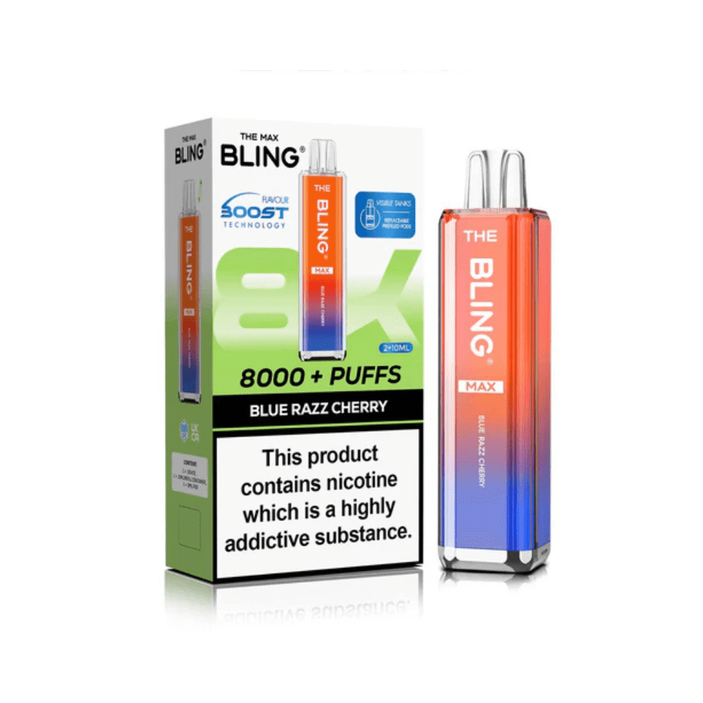 The Crystal Bling Max 8000 Prefilled Pod Kit | Box of 5