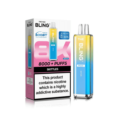 The Crystal Bling Max 8000 Prefilled Pod Kit | Box of 5 - Vapewholesalesupplier