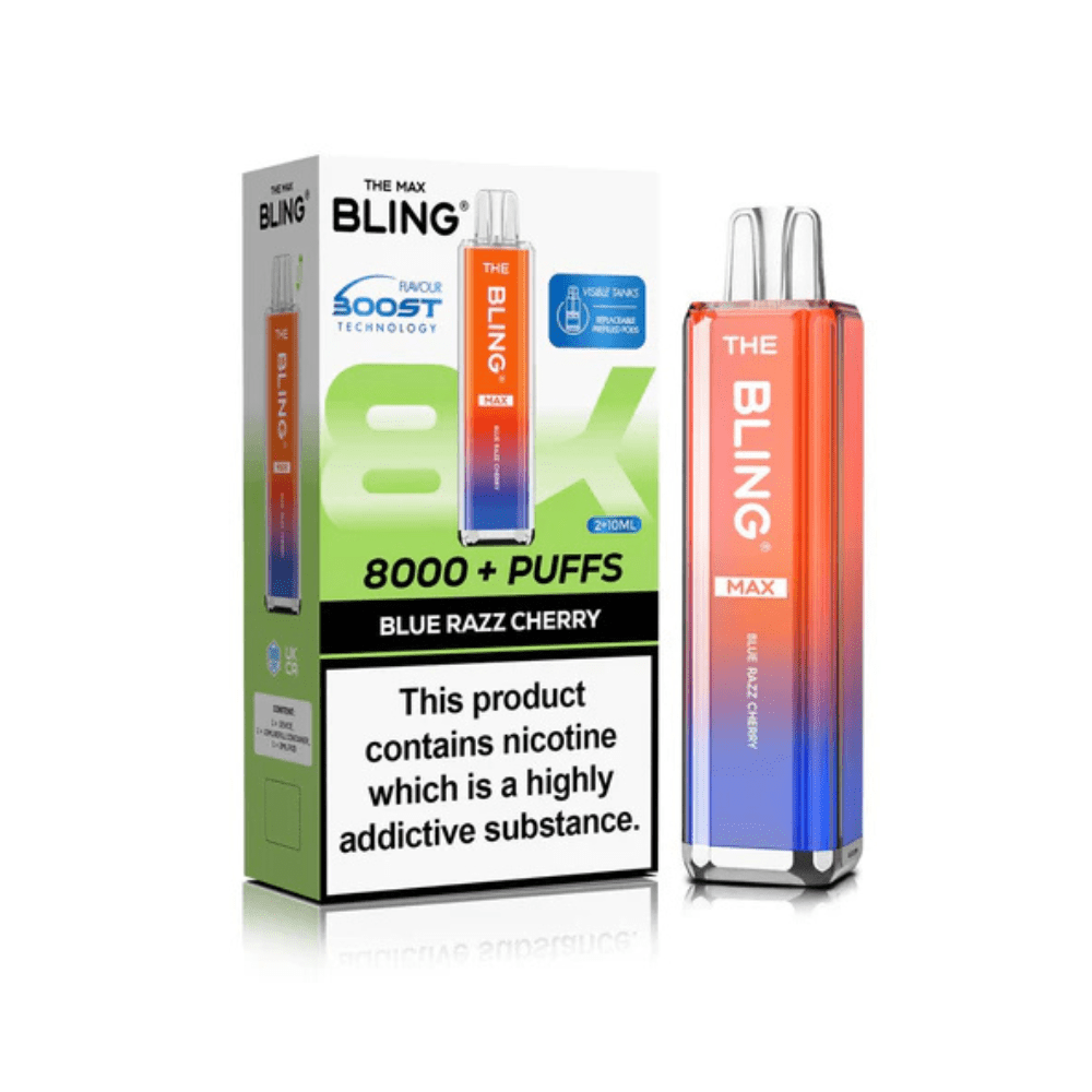 The Crystal Bling Max 8000 Prefilled Pod Kit | Box of 5 - Vapewholesalesupplier
