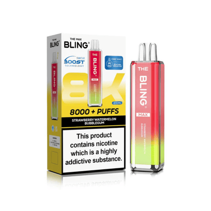 The Crystal Bling Max 8000 Prefilled Pod Kit | Box of 5 - Vapewholesalesupplier