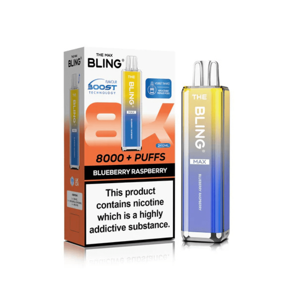The Crystal Bling Max 8000 Prefilled Pod Kit | Box of 5 - Vapewholesalesupplier