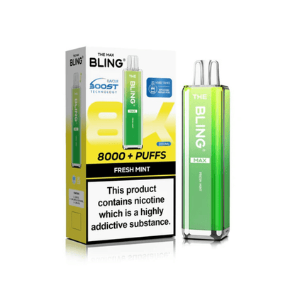 The Crystal Bling Max 8000 Prefilled Pod Kit | Box of 5 - Vapewholesalesupplier