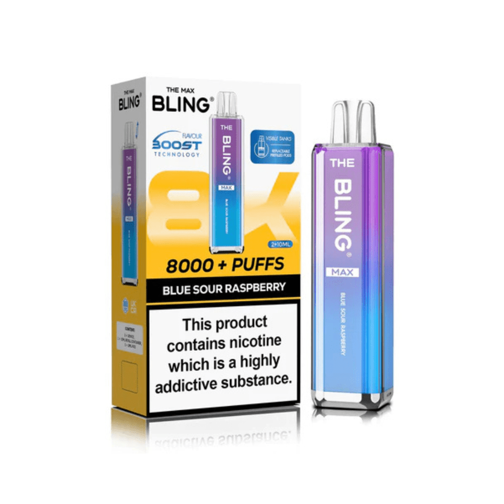The Crystal Bling Max 8000 Prefilled Pod Kit | Box of 5 - Vapewholesalesupplier
