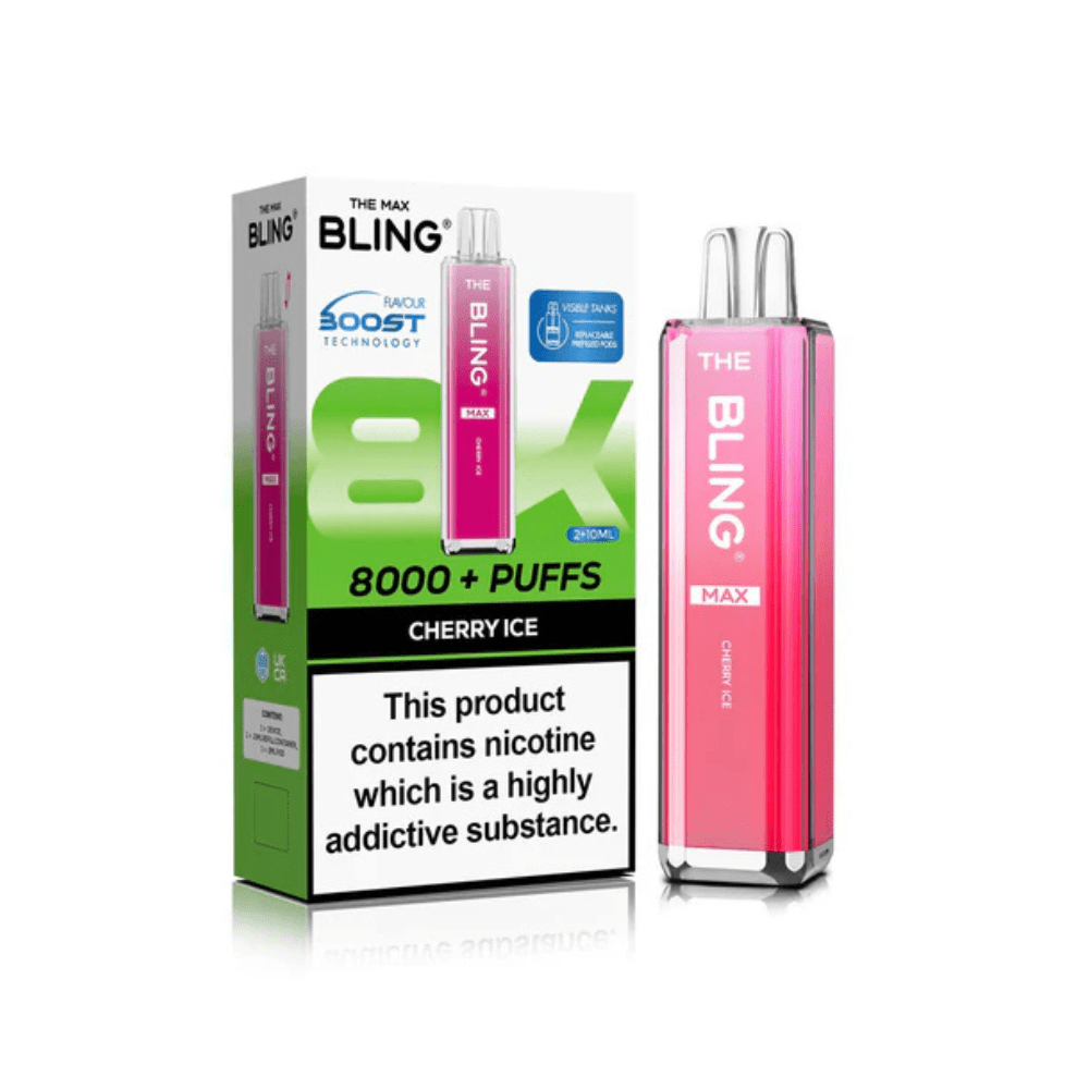 The Crystal Bling Max 8000 Prefilled Pod Kit | Box of 5 - Vapewholesalesupplier