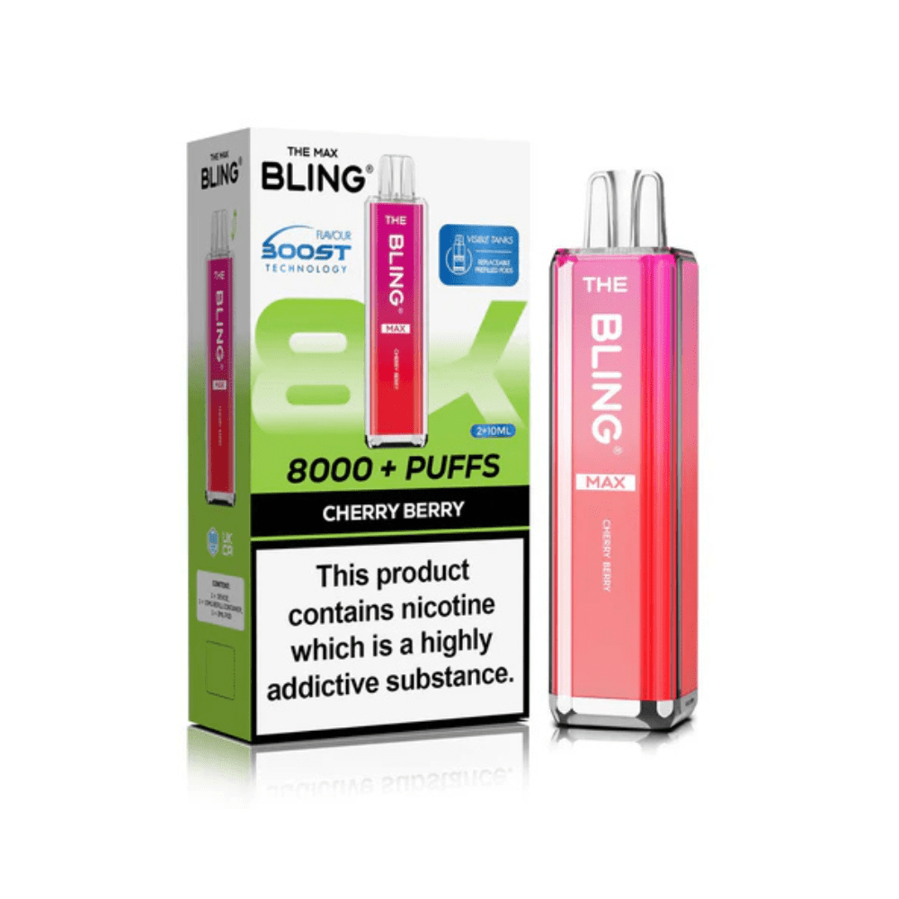The Crystal Bling Max 8000 Prefilled Pod Kit | Box of 5 - Vapewholesalesupplier