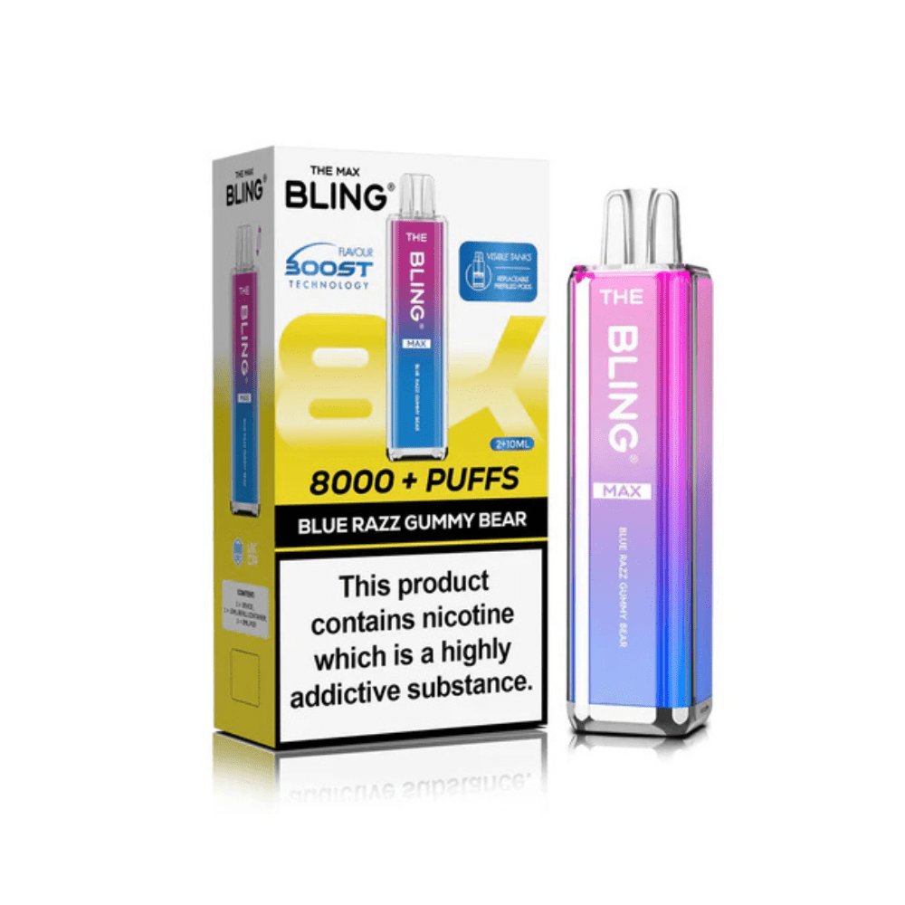 The Crystal Bling Max 8000 Prefilled Pod Kit | Box of 5 - Vapewholesalesupplier