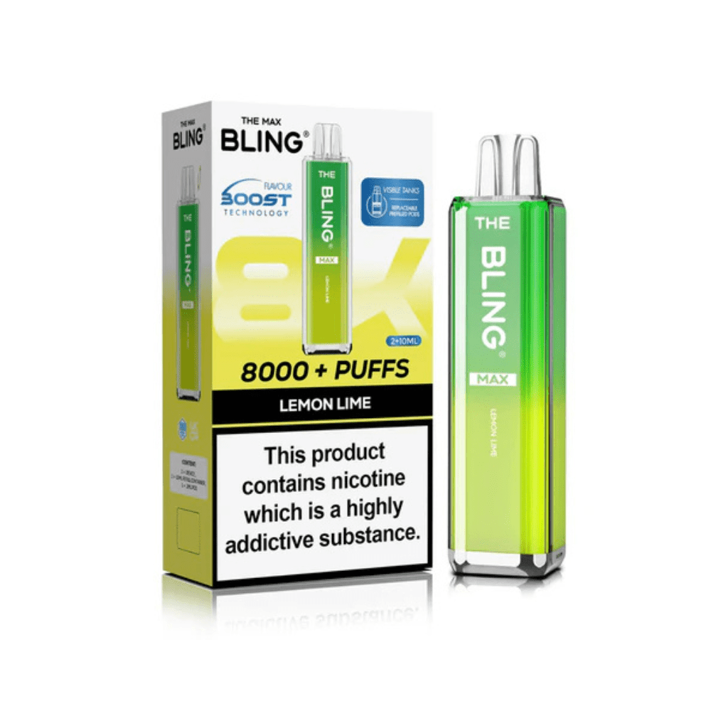 The Crystal Bling Max 8000 Prefilled Pod Kit | Box of 5 - Vapewholesalesupplier