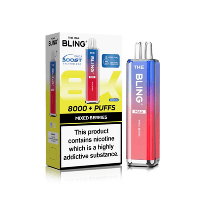 The Crystal Bling Max 8000 Prefilled Pod Kit | Box of 5 - Vapewholesalesupplier