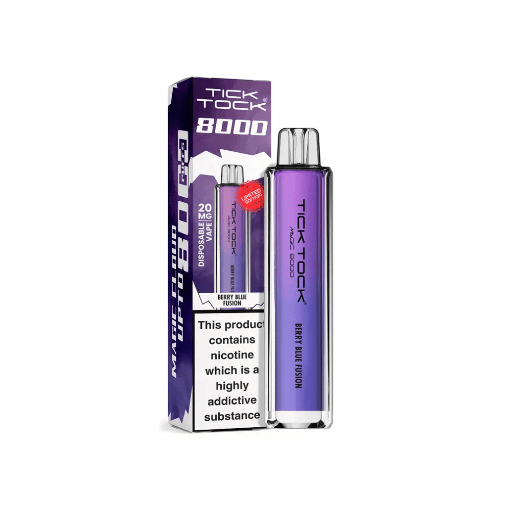 Tick Tock Magic 8000 Puffs Prefilled Pod Kit Box of 5 - Vapewholesalesupplier