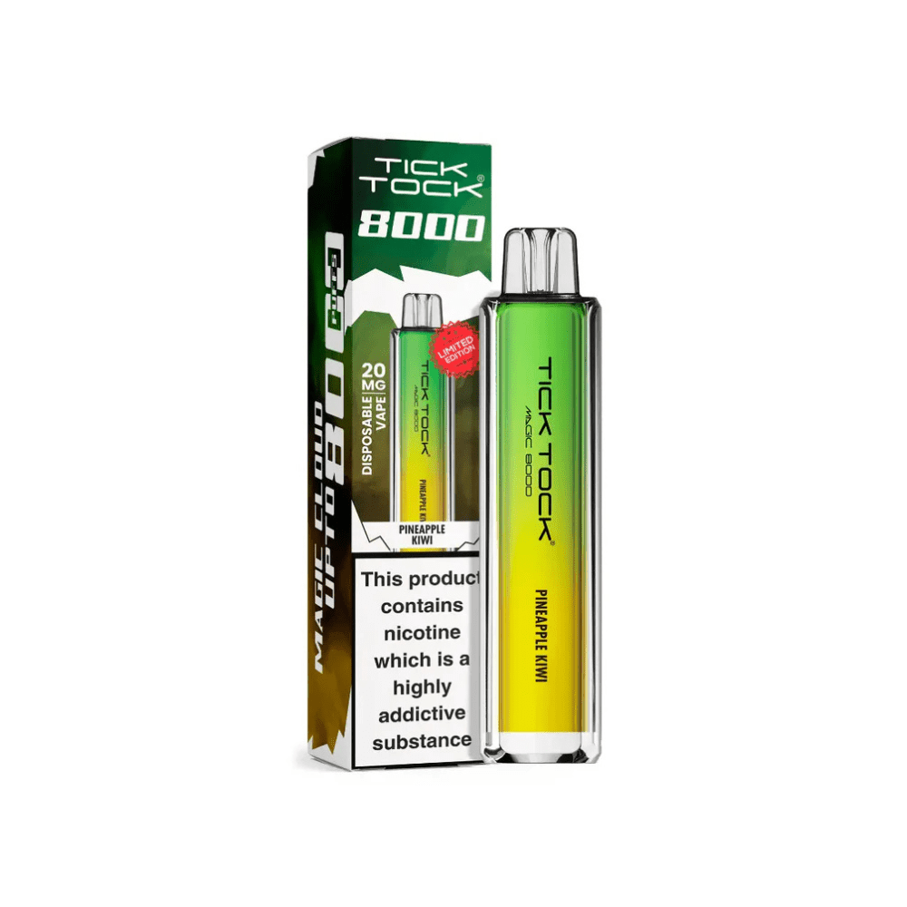 Tick Tock Magic 8000 Puffs Prefilled Pod Kit Box of 5 - Vapewholesalesupplier