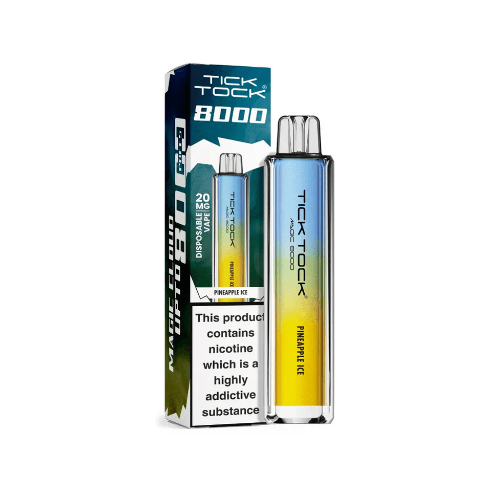 Tick Tock Magic 8000 Puffs Prefilled Pod Kit Box of 5 - Vapewholesalesupplier
