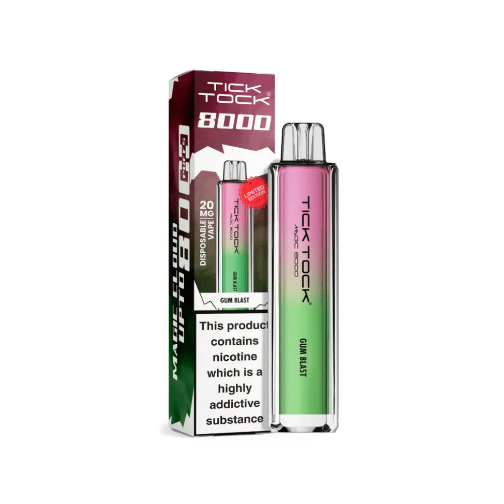 Tick Tock Magic 8000 Puffs Prefilled Pod Kit Box of 5 - Vapewholesalesupplier