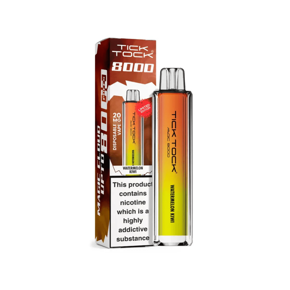Tick Tock Magic 8000 Puffs Prefilled Pod Kit Box of 5 - Vapewholesalesupplier
