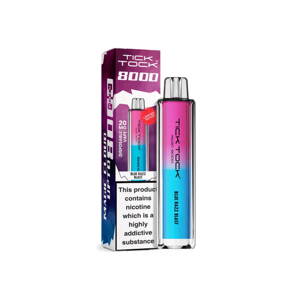 Tick Tock Magic 8000 Puffs Prefilled Pod Kit Box of 5 - Vapewholesalesupplier
