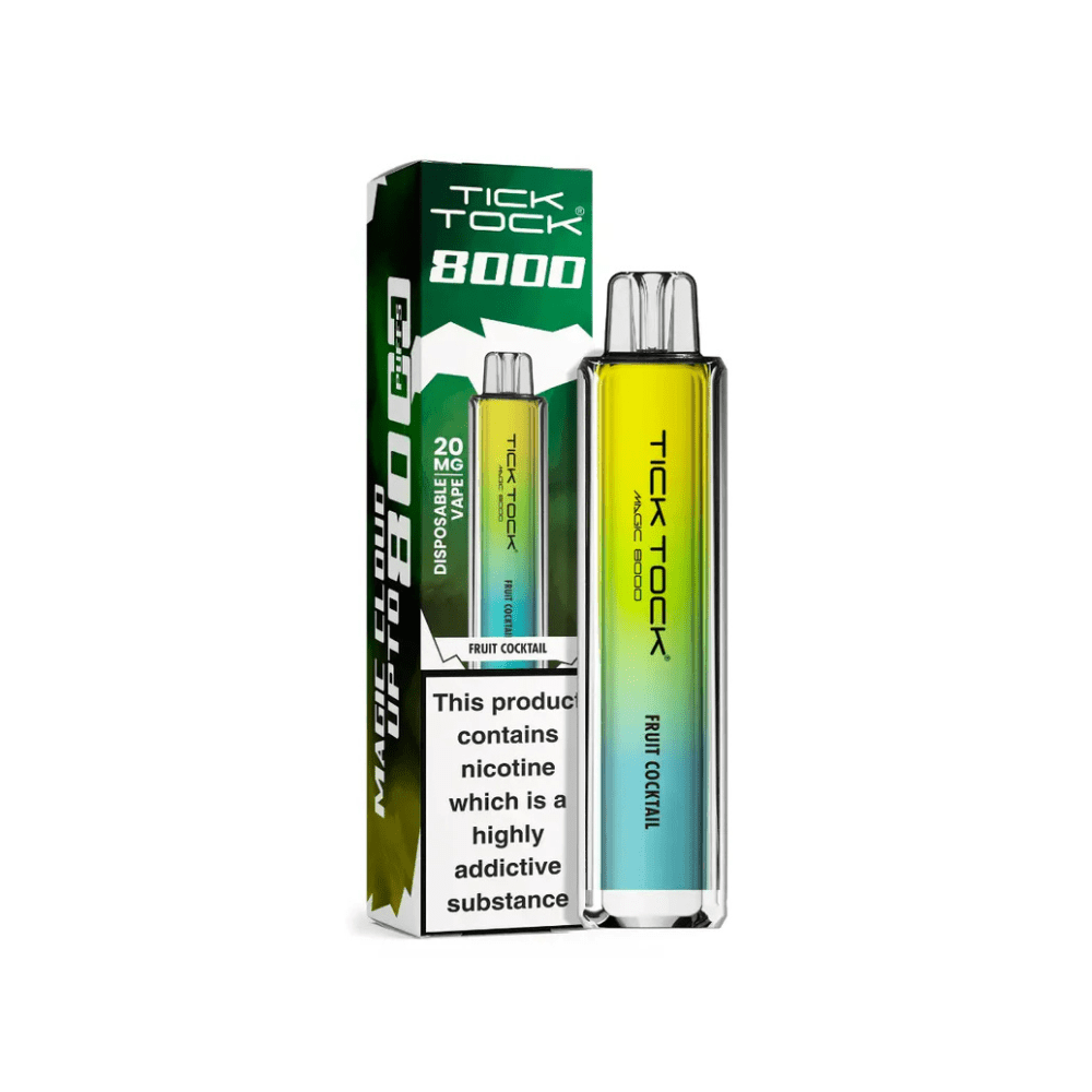 Tick Tock Magic 8000 Puffs Prefilled Pod Kit Box of 5 - Vapewholesalesupplier