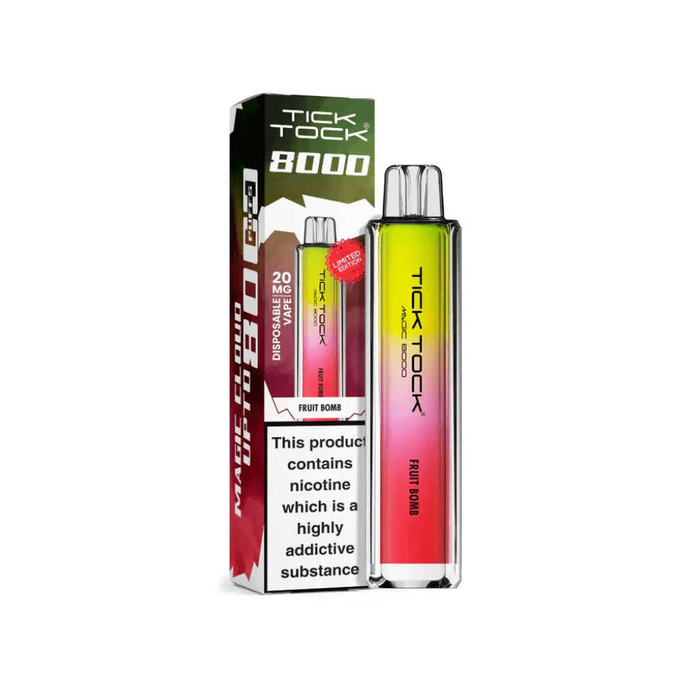 Tick Tock Magic 8000 Puffs Prefilled Pod Kit Box of 5 - Vapewholesalesupplier