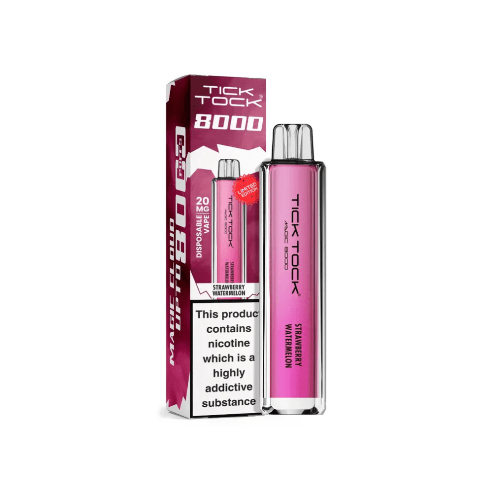 Tick Tock Magic 8000 Puffs Prefilled Pod Kit Box of 5 - Vapewholesalesupplier