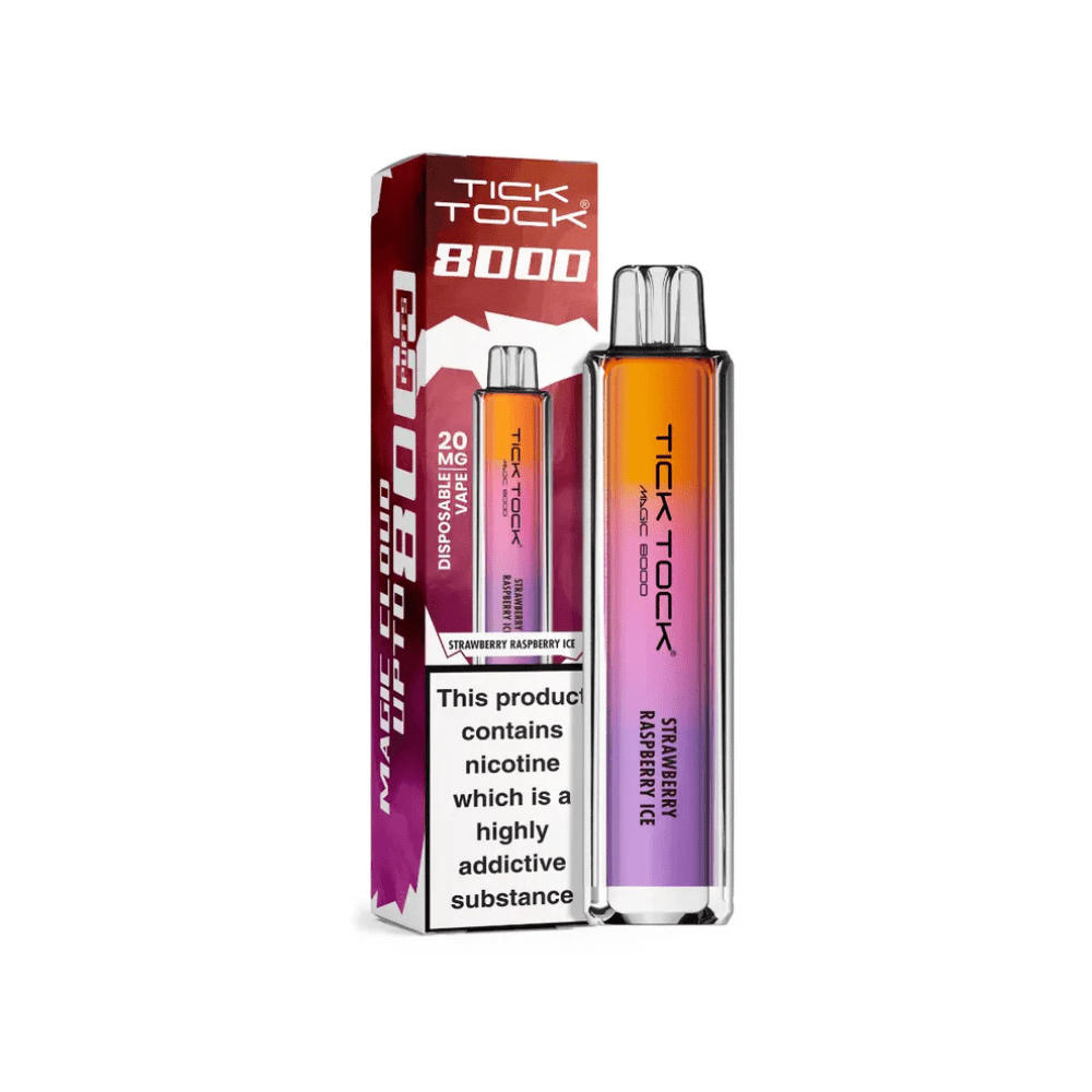 Tick Tock Magic 8000 Puffs Prefilled Pod Kit Box of 5 - Vapewholesalesupplier